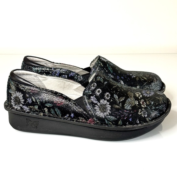 Alegria Shoes - Alegria Deb-297 Floral Professional Nursing Shoe 41 / 10.5-11 Herbaceous